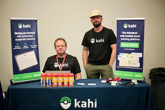 Kevin and Adam at the Kahi Booth