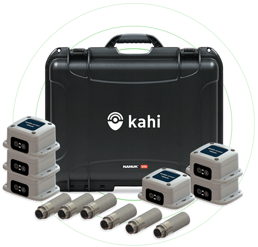 kahi sensors with nanuk carrying case